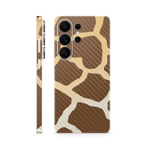 Carbon Fiber Phone Skin Compatible with Samsung Galaxy S26 Ultra - Giraffe - Premium 3M Vinyl Protective Wrap Decal Cover - Easy to Apply | Crafted in the USA by MightySkins