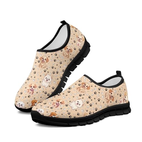 JoyLamoria House Animal Print Shoes for Women Loafer Soft Mesh Fashion Orthopedic Travel2