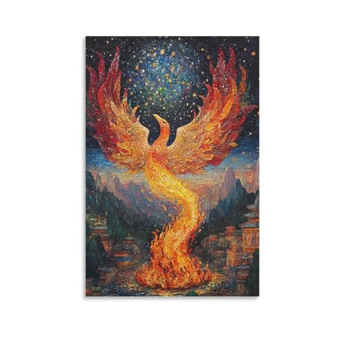 Impression sur toile Phoenix haut de gamme pour une décoration murale raffinée