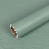 Aplicación: papel adhesivo efecto madera verde ahumado adecuado para cocina, baño, inodoro, sala de estar, cambio de imagen de muebles, armarios, cajones, manualidades, estantería, mesita de noche y proyectos de bricolaje. También es adecuado para otras superficies planas, lisas y limpias