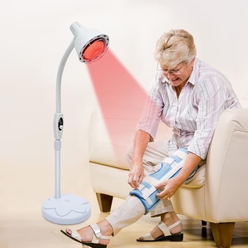 lámpara infrarroja calefactora, estación de pie, lámpara incandescentes de calor, terapia para salón de belleza y uso doméstico, 220 V, 275 W