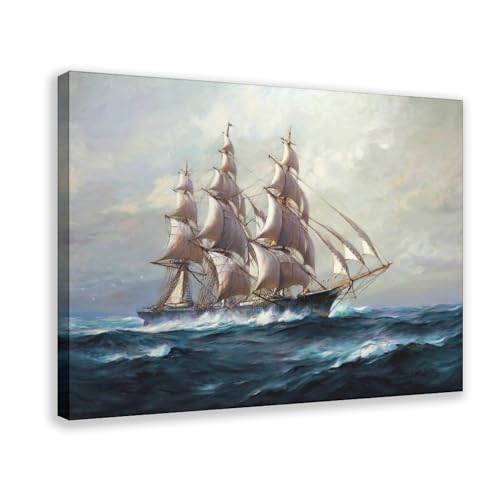 Impression sur toile premium The Stag Hound de Frank Vining Smith déco murale haut de gamme