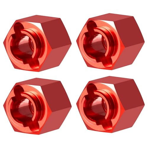 RC���f���A�N�Z�T���[ For Redcat For Ascentt 1/18 �N���[���[�Ԃ̃A�b�v�O���[�h���i 4 �Z�b�g�A���~�����z�C�[���A�N�X���Z�p�g���A�_�v�^�[�J�v���[(Red)