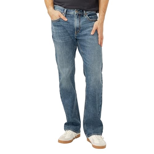 Image of Silver Jeans Co. Mens Jace Slim Fit Bootcut Jeans