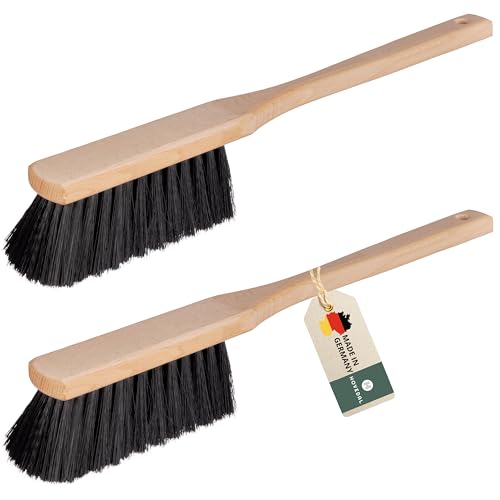 Handfeger Langer Stiel 2er Set Made in Germany Handfeger lang Handbesen mit langem Stiel Langstiel Handkehrer