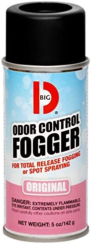 Big D BGD 341 5 oz Odor Control Fogger Aerosol (12 Pack)