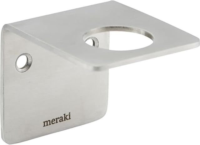 Meraki Supply Brushed Silver Finish Wall Bracket, One Size