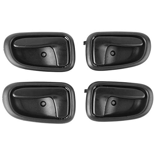 NPAUTO Interior Door Handle Front Rear Replacement for 1993 1994 1995 1996 1997 Toyota Corolla Geo Prizm Inside, Black, Pack of 4 by NPAUTO - Used condition - US$11.36