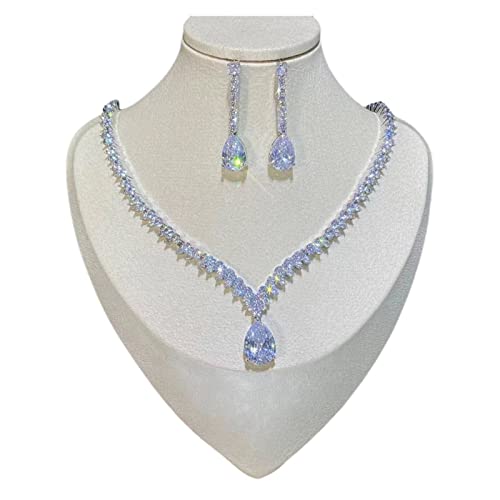 Collar clásico de cristal para novias e invitadas de boda en galas memorables