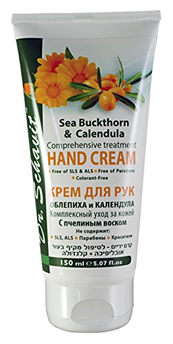 Dr. Schavit Hand Cream With Calendula And Sea Buckthorn - Easily Absorbing Hydrating Moisturizing Cream For Dry Sensitive Skin - Free Of Sls, Als, Parabens And Colorants #TOP4