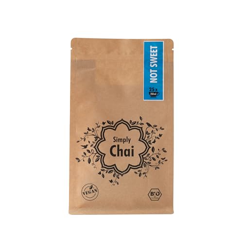 Simply Chai Bio & Vegan Not Sweet Chai-Tea ohne Zucker 125g Beutel zuckerfrei