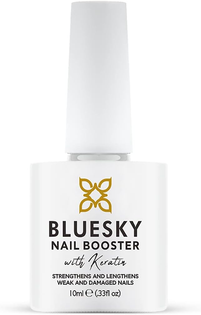 Bluesky Nail Booster with Keratin 10ml, Nail Strengthener, Repair for Weak, Damaged Nails, Strengthener Treatment for Stronger, Longer Natural Nails, Contains Jojoba Oil Bluesky Nail Booster with Keratin 10ml, Nail Strengthener, Repair for Weak, Damaged Nails, Strengthener Treatment for Stronger, Longer Natural Nails, Contains Jojoba Oil