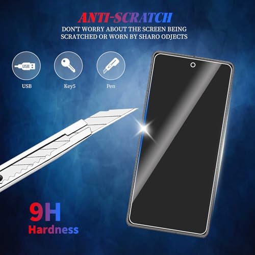 3 Stück Sichtschutz Displayschutz für Google Pixel 7, Anti-Spy Panzer Schutz Glas Folie,9H Härte,Ultrabeständig,Anti-Kratzer,Blickschutzfolie,Sichtschutzfolie Blasenfrei – Bild 4