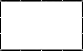 BYINTEK 100 Polegadas Tela para Projetor SS001 - Tela Projetor 4K, 16:9, Ideal para Home Theater e Escritório Projetor, Datashow, Festas e Eventos(Tela de Projetor 100)