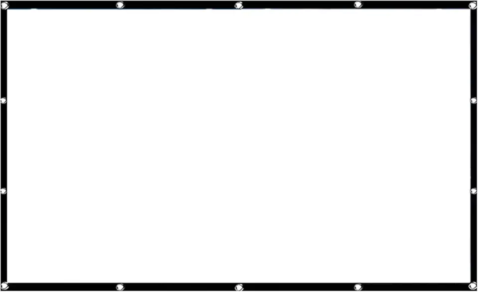 BYINTEK 100 Polegadas Tela para Projetor SS001 - Tela Projetor 4K, 16:9, Ideal para Home Theater e Escritório Projetor, Datashow, Festas e Eventos(Tela de Projetor 100)