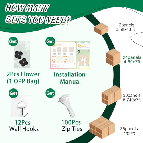 Image of Black Floral Photo Backdrop 3.5x4.6ft Silk Hydrangea Artificial Flower Wall Panels for Halloween Birthday Party Graduation Background Decorations