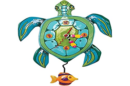 Allen Designs, Reloj para colgar con forma de tortuga y pez, Enesco Cover