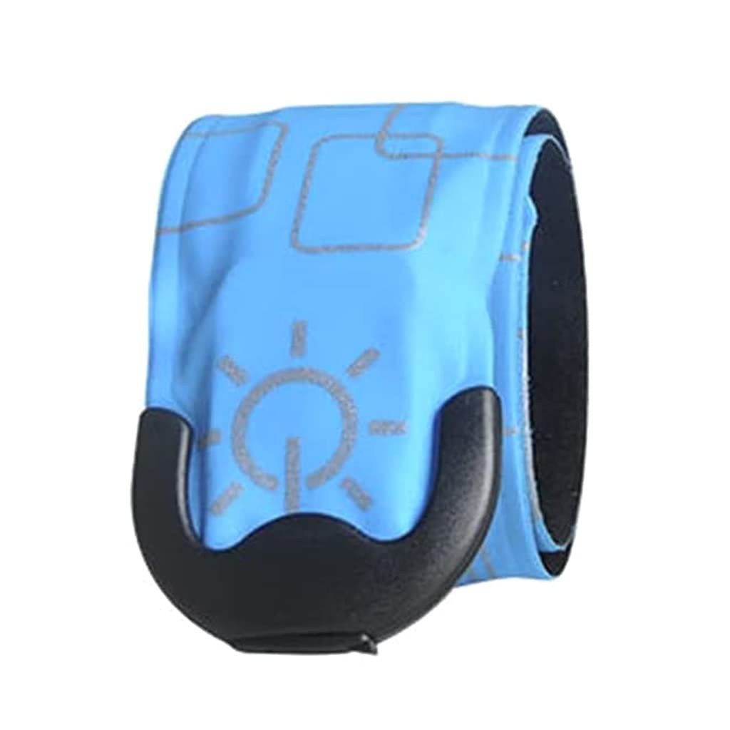 Osniyaw Blue Led Night Running Armband Lighting Slap Usb Rechargeable Glow Sports Wristband Flashing Armband