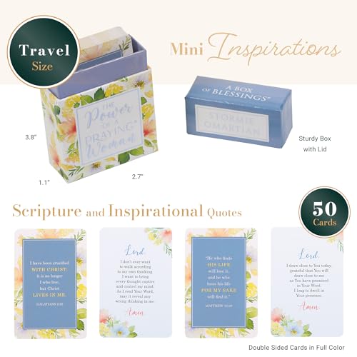 The Power of a Praying Woman, Inspirational Scripture Cards to Keep or Share (Boxes of Blessings)