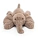 Jellycat Smudge Elephant Stuffed Animal, Medium 9.5 inches - Elephant Plush Toy - Classic Children's Gift