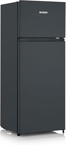SEVERIN DT 8762 - Frigorífico de doble puerta (164 L/41 L, color negro)
