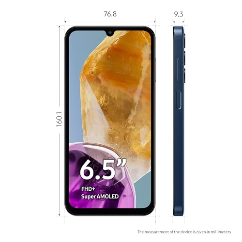 Samsung Galaxy M15 5G Prime Edition (Celestial Blue,4GB RAM,128GB Storage)| Super AMOLED Display| 50MP Triple Cam| 6000mAh Battery| MediaTek Dimensity 6100+| 4 Gen. OS Upgrade & 5 Year Security Update 8 Samsung Galaxy M15 5G Prime Edition (Celestial Blue,4GB RAM,128GB Storage)| Super AMOLED Display| 50MP Triple Cam| 6000mAh Battery| MediaTek Dimensity 6100+| 4 Gen. OS Upgrade & 5 Year Security Update - Image 8