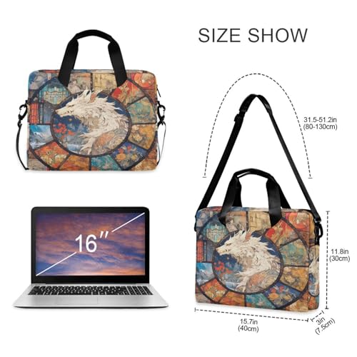 Funda de portátil de viaje 15.6 pulgadas con asa y correa miniatura 5