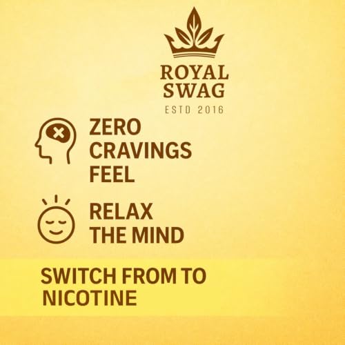 Image of ROYAL SWAG Ginger And Mint Flavour Wellness Sticks 10 Sticks Each Pack of 2 Boxes Ayurvedic Herbal Blend Wellness Sticks