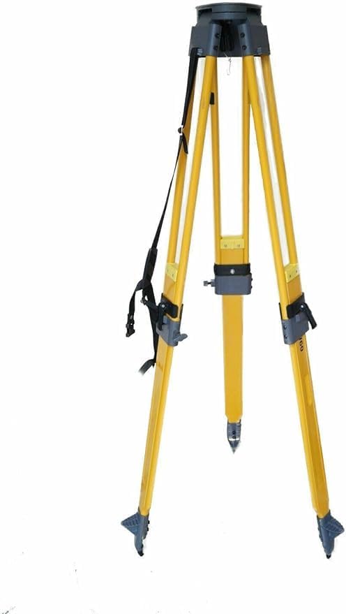 Heavy Duty Wooden Survey Tripod Dual Lock Survey Instrument Total Station Level tripod
