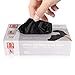 Oh! Trendy Disposable Medical Black Vinyl Exam Gloves Industrial Gloves - Latex-Free & Powder-Free 100PCS (BK-Large)