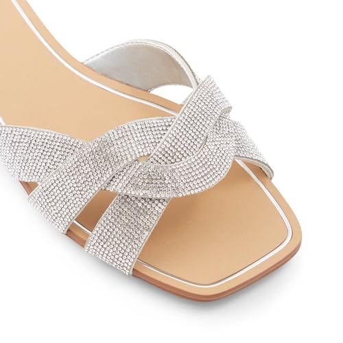 Image of Aldo COREDITH-IN040 Ladies SILVER Flat Sandals