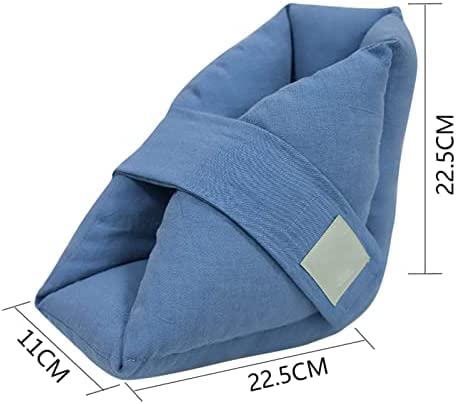 Almohada protectora para el talón, 1 par de cómodos cojines antiescaras para la protección del talón para pies hinchados y pacientes postrados en cama, alivio eficaz de las úlceras por presi