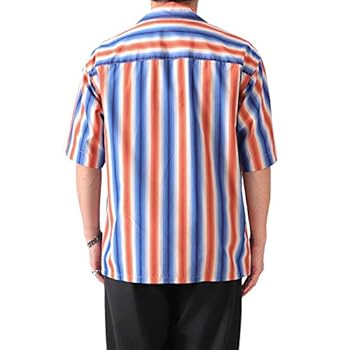 Amazon.co.jp: [Marni] マルニ ストライプ オープンカラーシャツ