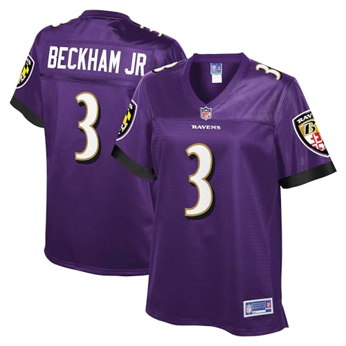 NFL PRO LINE Women's Odell Beckham Jr. Purple Baltimore...