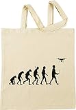 Lightweight Evolution Von Mann - Drohne Pilot Auflage Grau Beige Einkaufstasche