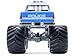 1990 F 350 Monster Truck NYPD (New York Police Department) Blue with White Top Kings of Crunch - Hot Pursuit Special Edition 1/64 Diecast Model Car by Greenlight 49170E