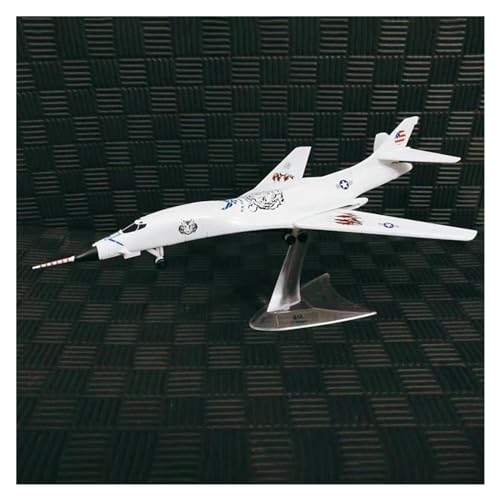 Modelo B-1B Bomber Lancers 1/144 maqueta de avión de aleación con ala barrida variable Blanco A 6