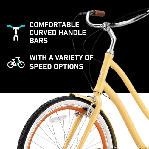 sixthreezero EVRYjourney Women’s Beach Cruiser Bike, Step