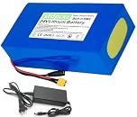 24V Lithium Battery Pack 24V 10Ah 13Ah 15Ah 20Ah Ebike Battery for 50W 250W 350W Motors 24V Battery for E-Bike/E Scooter/Motorcycle | with 2A Charger and BMS Protection 24V 13Ah,XT60