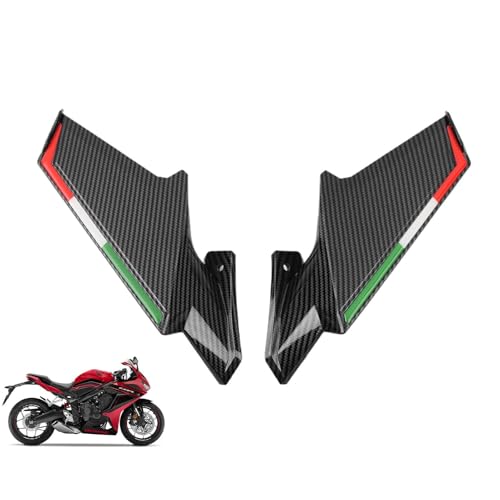 Skrzydła motocyklowe, wiatrowe skrzydełka do motocykla, okładzina boczna, lekki boczny spojler przeciwwiatrowy, do codziennego użytku większości motocykli