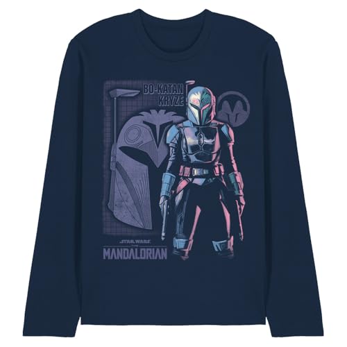 T-shirt Bokatan Kryze The Mandalorian à manches longues idéal pour vos soirées streaming