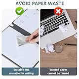 Small Whiteboards A5 Whiteboard Notebook, Mini Dry Erase Whiteboard Notepad, Small White Board Note Pad, Reusable to Do List Notebook with Pens & Erasers for School Office Desk Notes Message - Image 6