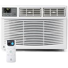 8000 BTU Window Air Conditioner with WiFi, Window AC Unit Cools Up to 350 Sq. Ft with Cooling, Dehumidifier, 3 Fan Speed, Remote & App Control & Timer Function, Perfect for Small Room