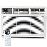 8000 BTU Window Air Conditioner with WiFi, Window AC Unit Cools Up to 350 Sq. Ft with Cooling, Dehumidifier, 3 Fan Speed, Remote & App Control & Timer Function, Perfect for Small Room