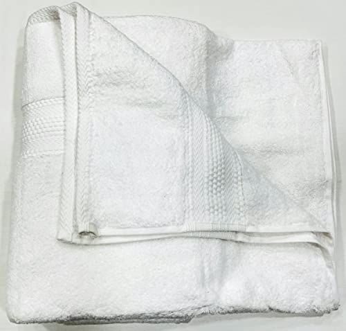 Image of Bombay Dyeing Ultra Large Bath Towel - 650 GSM Extra Soft 100% Cotton, White (75x150 cm)