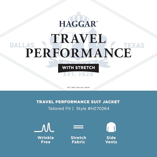 Haggar Men's Travel Performance Tailored Fit Suit Separates - Pants and Jackets - 40 Regular Tan by Haggar - Used condition - Image 6