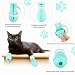 Katzen-Maulkorb für die Fellpflege, verstellbare Kapuze mit Pfotenabdeckungen, atmungsaktiv, Anti-Biss-Maulkörbe, Anti-Kratz-Stiefel, Silikon, Muschi-Schuhe, Stiefel, Kätzchen-Potenschutz für