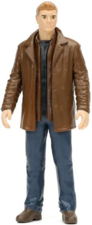 1967 Chevy Impala SS Sport Sedan Black & Dean Winchester Diecast Figurine Supernatural (2005-2020) TV Series 1/24 Diecast Model Car by Jada 32250, unisex