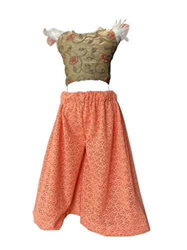 Image of Aglare Girl's Net Readymade Lehenga Choli