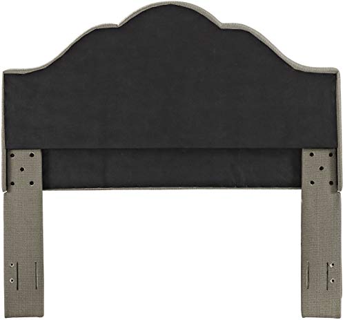 Crosley Furniture Cf90007-501Sh Preston Camelback Upholstered Headboard, Full/Queen, Shadow Gray Linen #TOP1